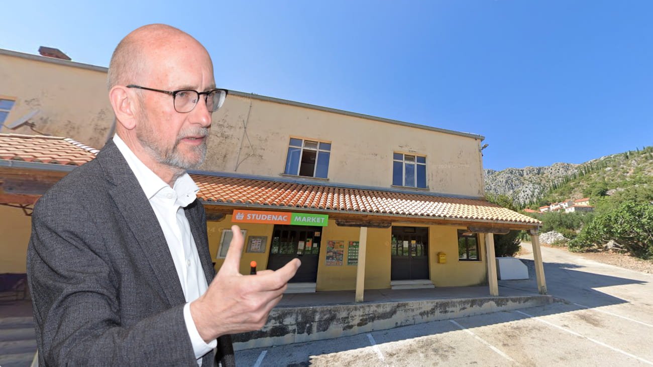 Načelnik Općine Konavle Božo Lasić i trgovina Studenca u Dubravci