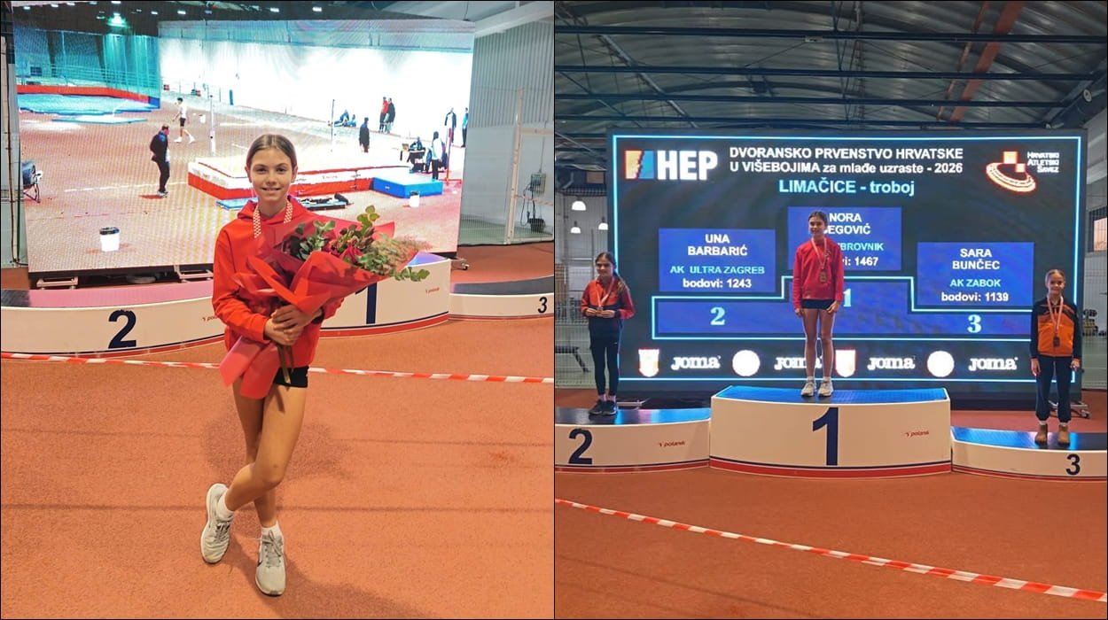 NORA BEGOVIĆ PRVAKINJA HRVATSKE U VIŠEBOJU