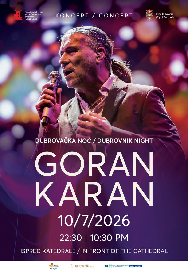 DUBROVAČKA NOĆ UZ GORANA KARANA