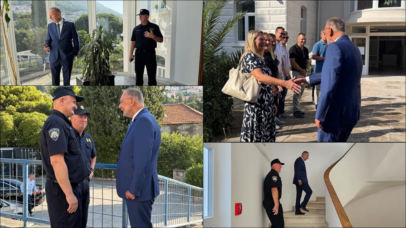 MINISTAR BOŽINOVIĆ OBIŠAO OBNOVLJENU ZGRADU VILLE PALME