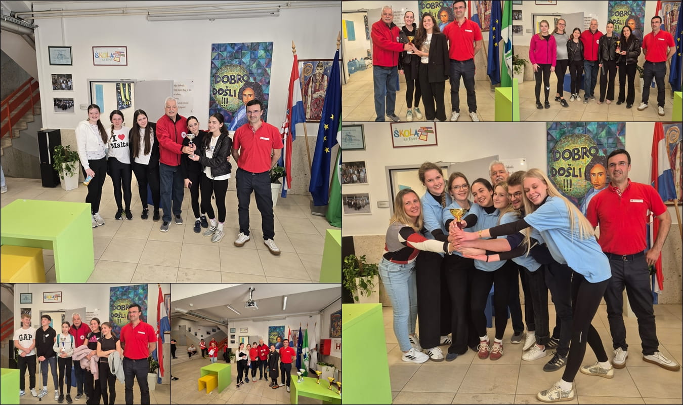 OŠ ŽUPA DUBROVAČKA I MEDICINSKA ŠKOLA POBJEDNICI NATJECANJA DUBROVAČKOG CRVENOG KRIŽA