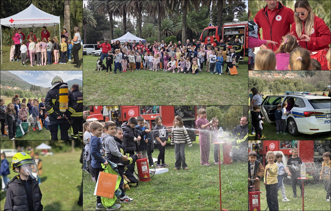 GRAD DUBROVNIK ORGANIZIRAO EDUKACIJU ZA NAJMLAĐE O CIVILNOJ ZAŠTITI 