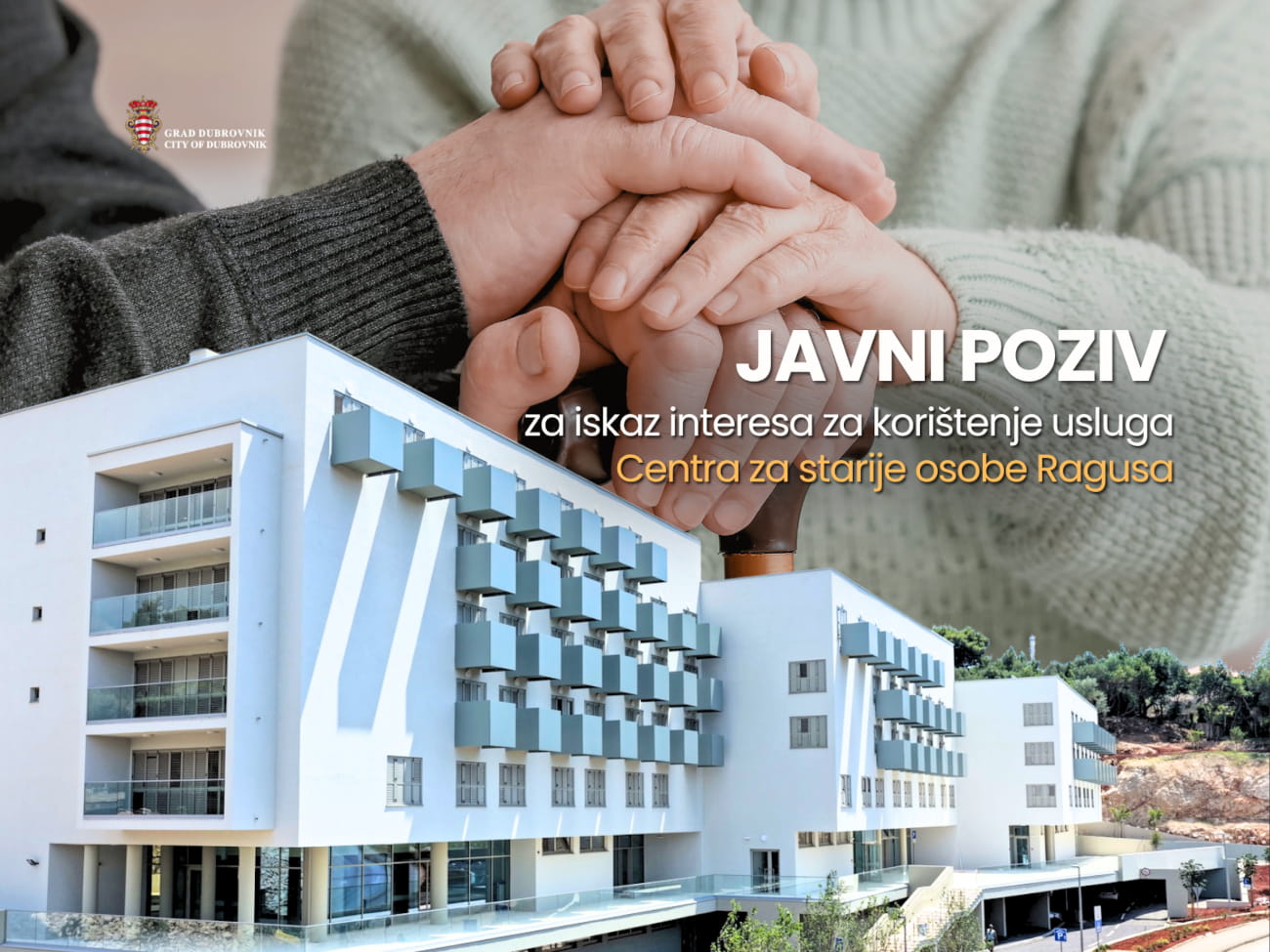CENTAR ZA STARIJE OSOBE RAGUSA: POZIV ZA ISKAZ INTERESA ZA KORIŠTENJE USLUGA