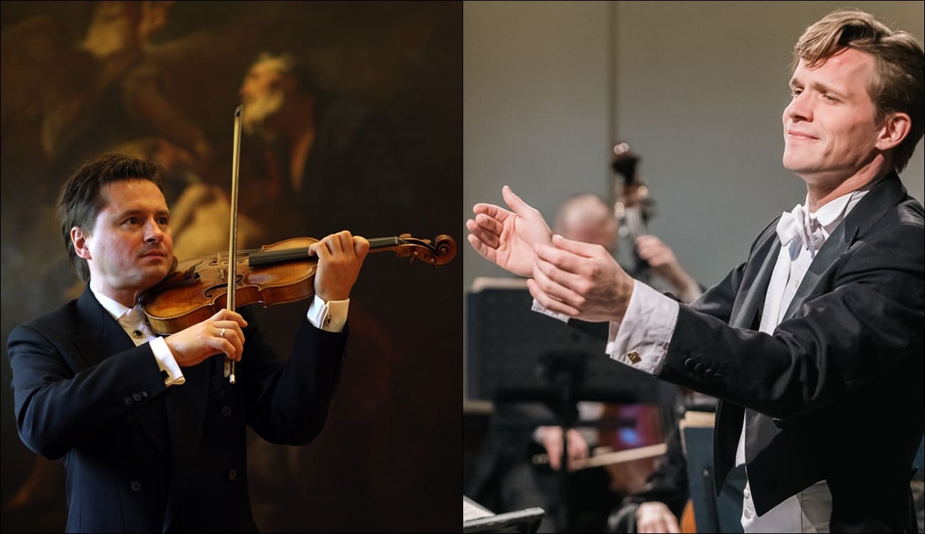 RENOMIRANI VIOLINIST OREST SHOURGOT I JEDAN OD NAJBOLJIH MLADIH DIRIGENATA VALENTIN EGEL S DSO-OM