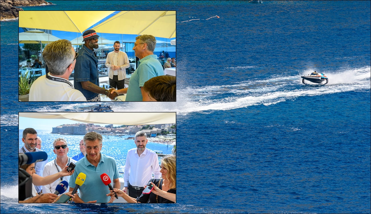 PLENKOVIĆ DOŠAO U DUBROVNIK NA UTRKU ELEKTRIČNIH GLISERA