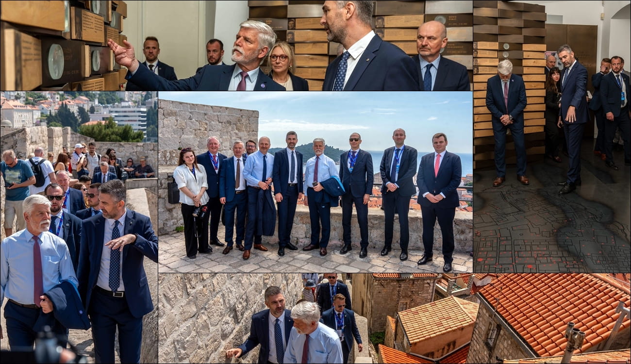 GRADONAČELNIK FRANKOVIĆ SE SUSREO S PREDSJEDNIKOM ČEŠKE, POVEO GA U OBILAZAK GRADA