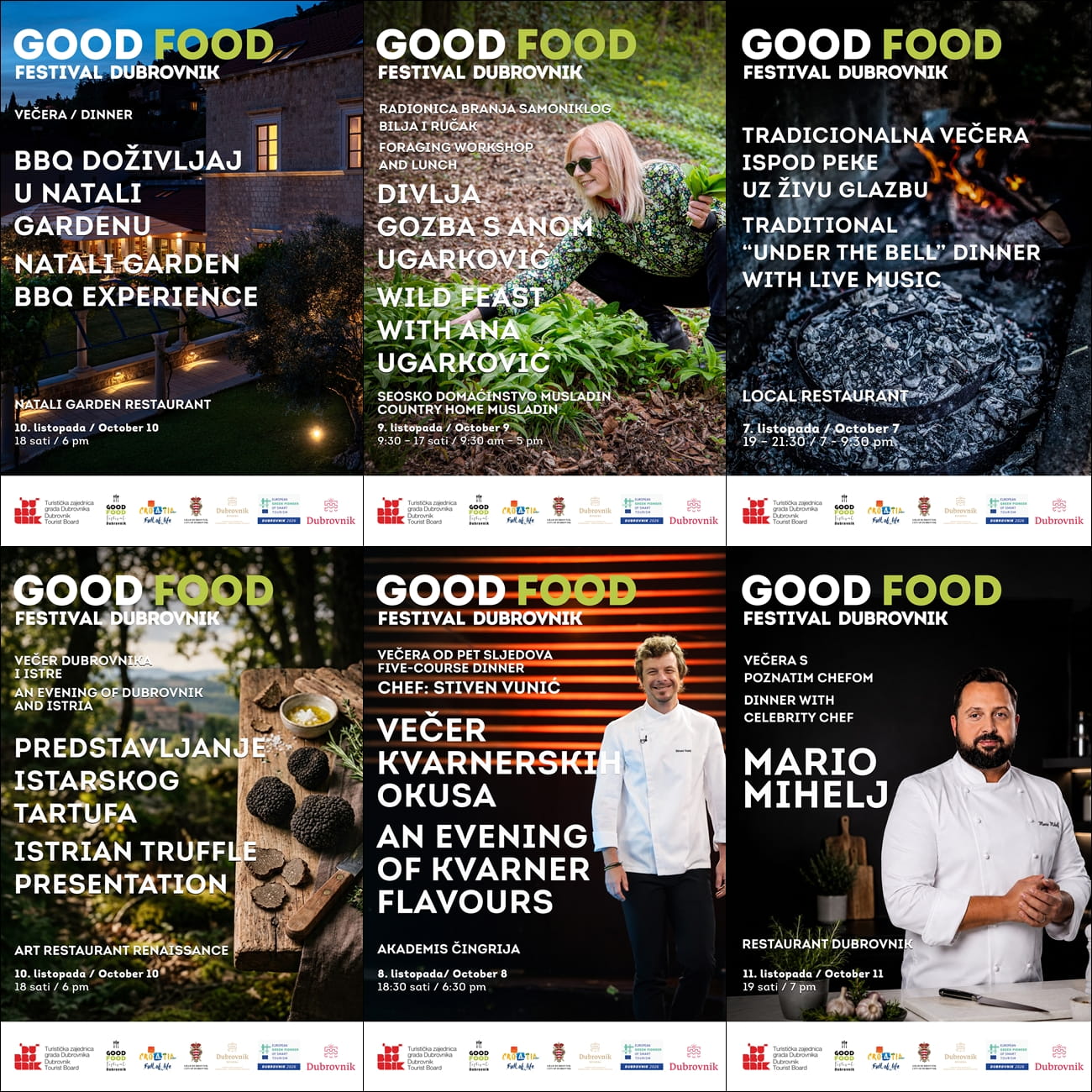 GASTRONOMSKE VEČERI I GOSTOVANJA POZNATIH CHEFOVA U PRVOM TJEDNU GOOD FOOD FESTIVALA