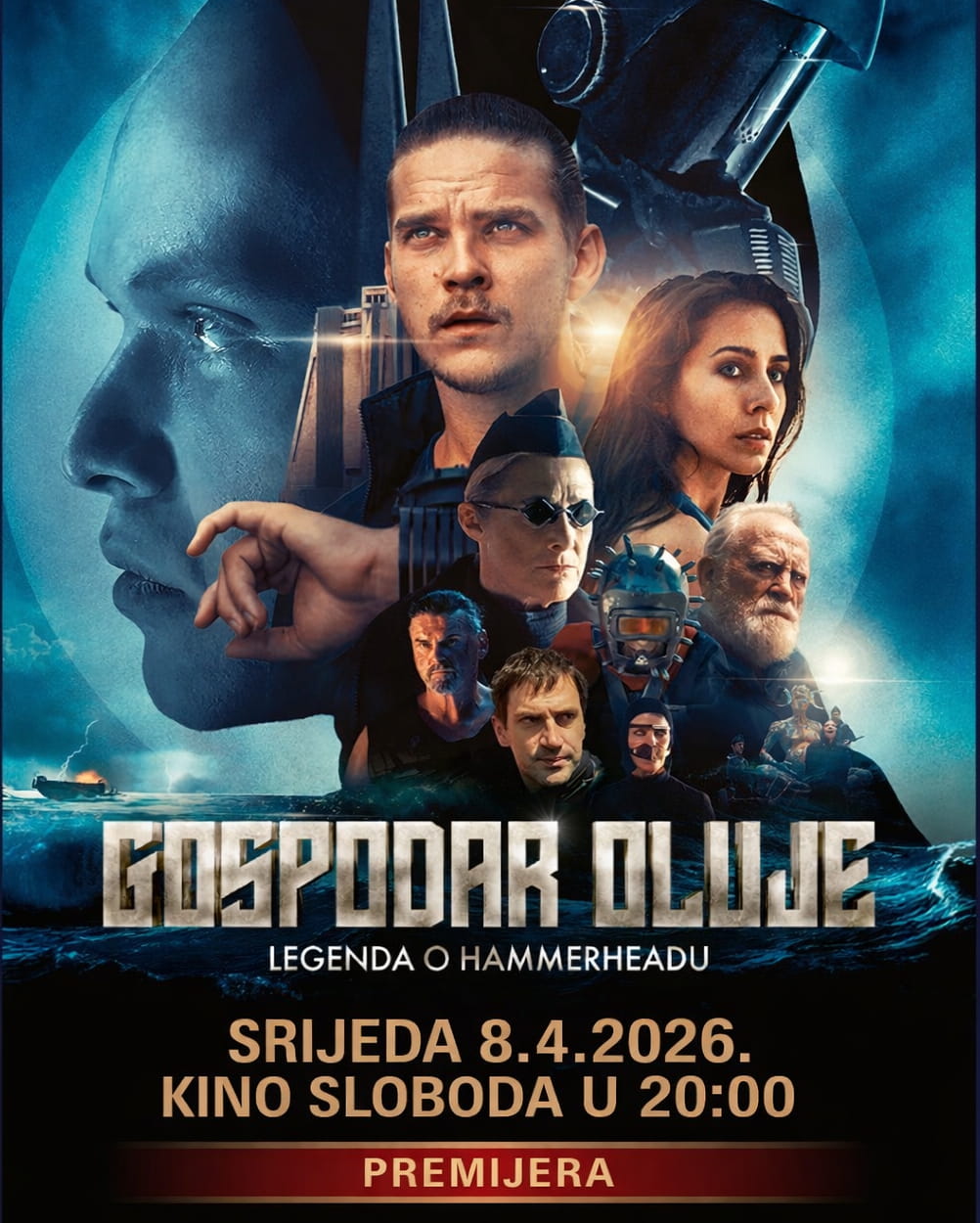 DUBROVAČKA PREMIJERA SF FILMA GOSPODAR OLUJE: LEGENDA O HAMMERHEADU