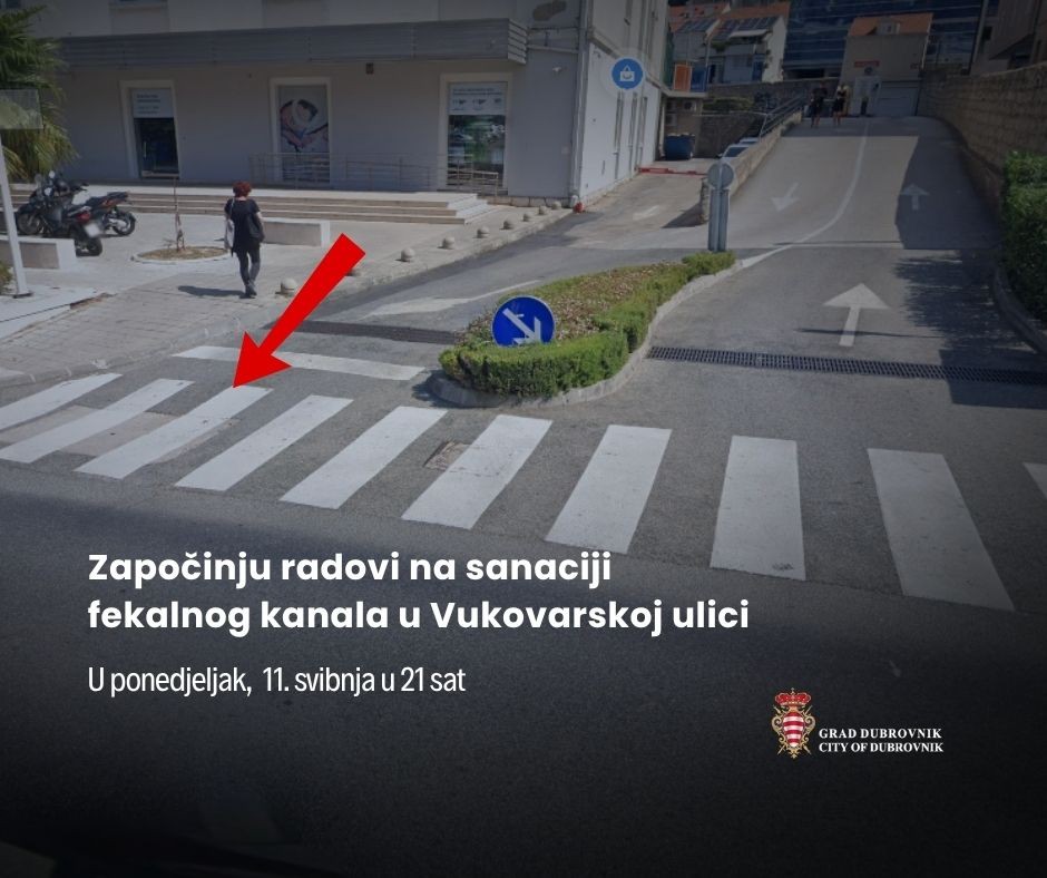 SANACIJA OŠTEĆENJA KOLNIKA I FEKALNOG KANALA U VUKOVARSKOJ ULICI
