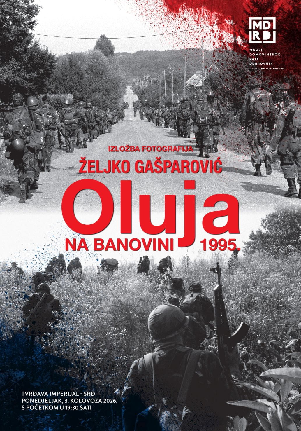 U MUZEJU DOMOVINSKOG RATA OTVARA SE IZLOŽBA „VRO OLUJA NA BANOVINI 1995.“