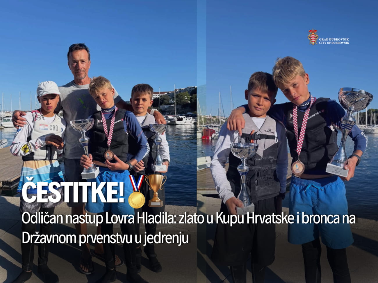 GRADONAČELNIK FRANKOVIĆ UPUTIO ČESTITKU LOVRU HLADILU