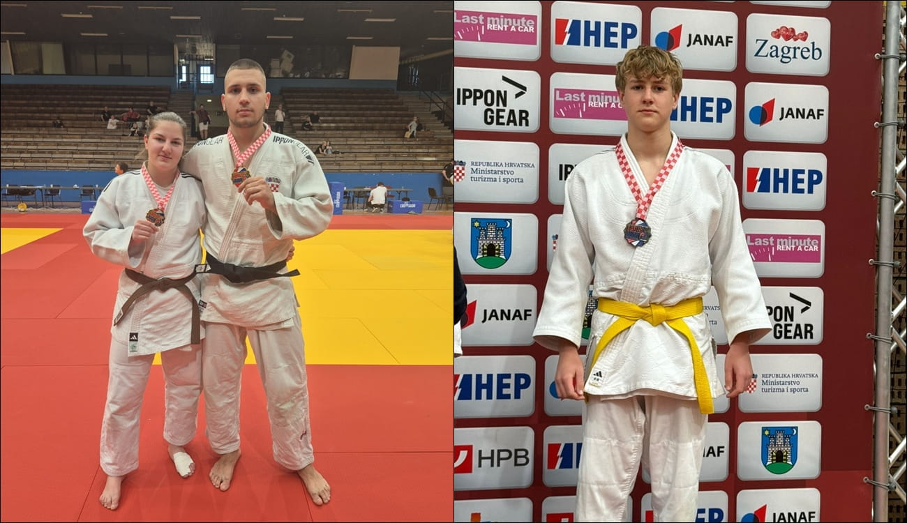JUDO: LUKA IVANKOVIĆ I LEONA NIKETIĆ JUNIORSKI PRVACI HRVATSKE