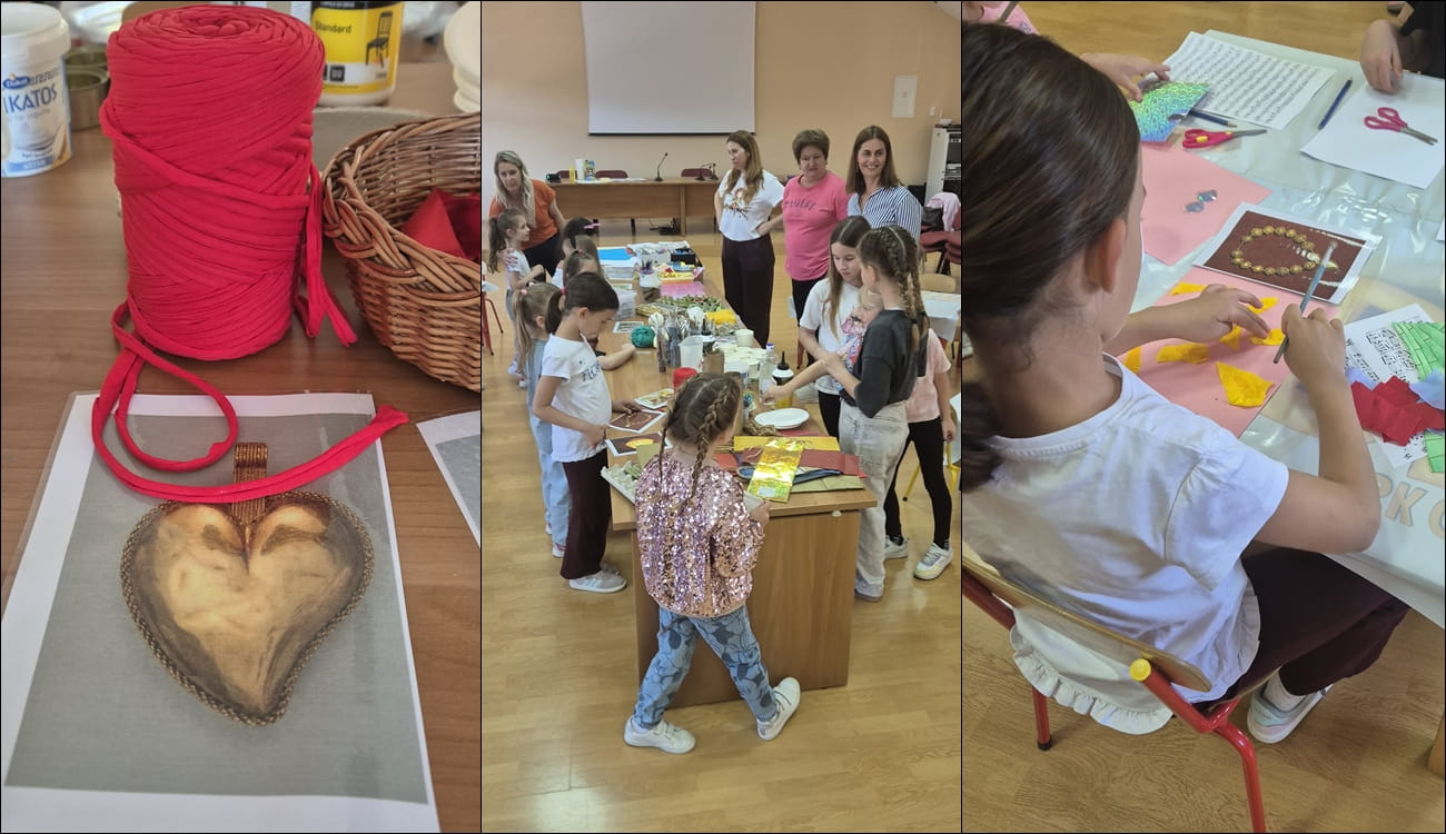 RADIONICOM O KOLARINU POČEO FESTIVAL „ZAVIČAJNA BAŠTINA U OKU DJETETA - TRADICIJSKI NAKIT”