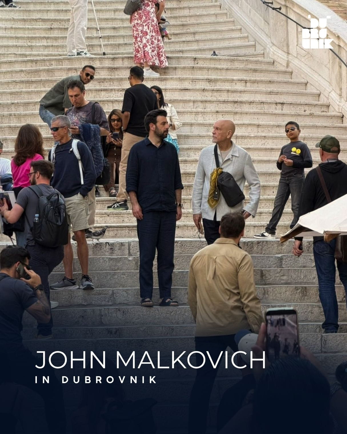 JOHN MALKOVICH SNIMA U DUBROVNIKU