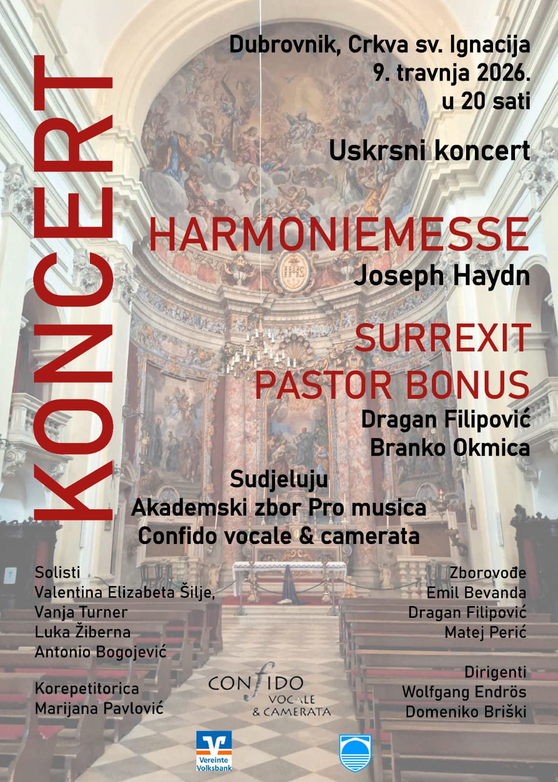 U CRKVI SV. IGNACIJA VIŠE 150 IZVOĐAČA UZ HAYDNOVU „HARMONIEMESSU“