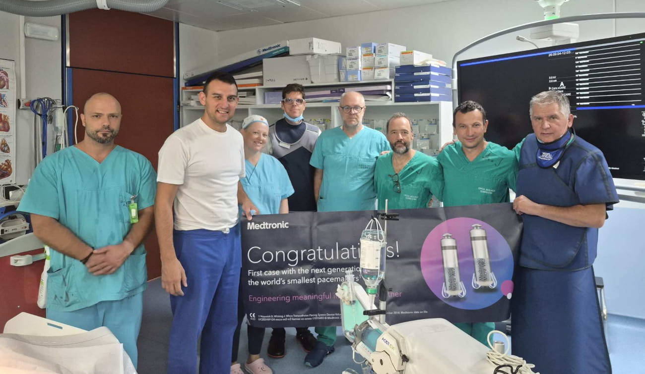 U OB DUBROVNIK IZVEDENA IMPLANTACIJA PACEMAKERA NAJNOVIJE GENERACIJE – MICRA LEADLESS