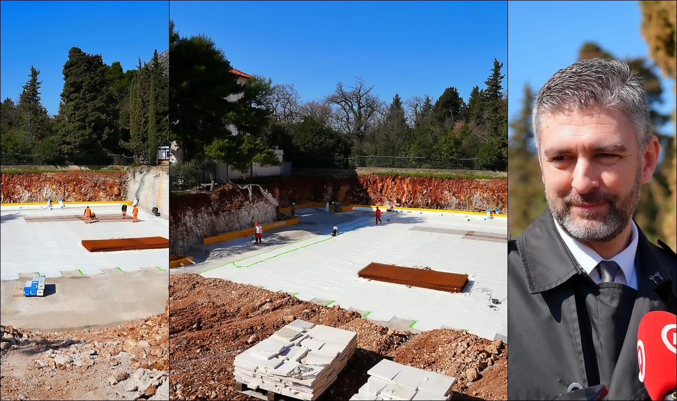 GRADONAČELNIK FRANKOVIĆ OBIŠAO RADOVE NA IZGRADNJE SPORTSKE DVORANE U ORAŠCU