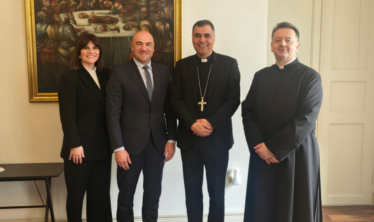 USUSRET USKRSU ŽUPAN PEZO KOD BISKUPA GLASNOVIĆA