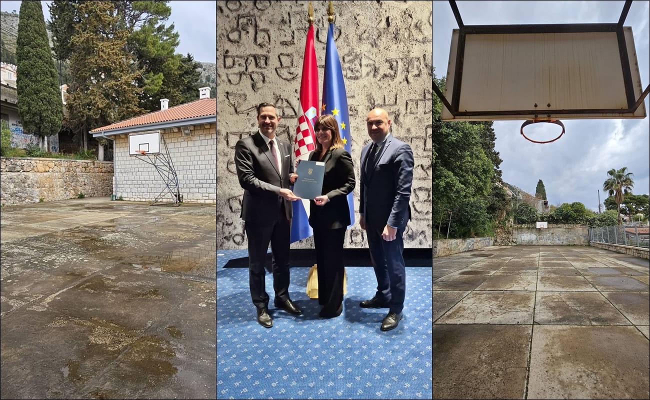 ZA SANACIJU IGRALIŠTA GIMNAZIJE DUBROVNIK 86.412 EURA