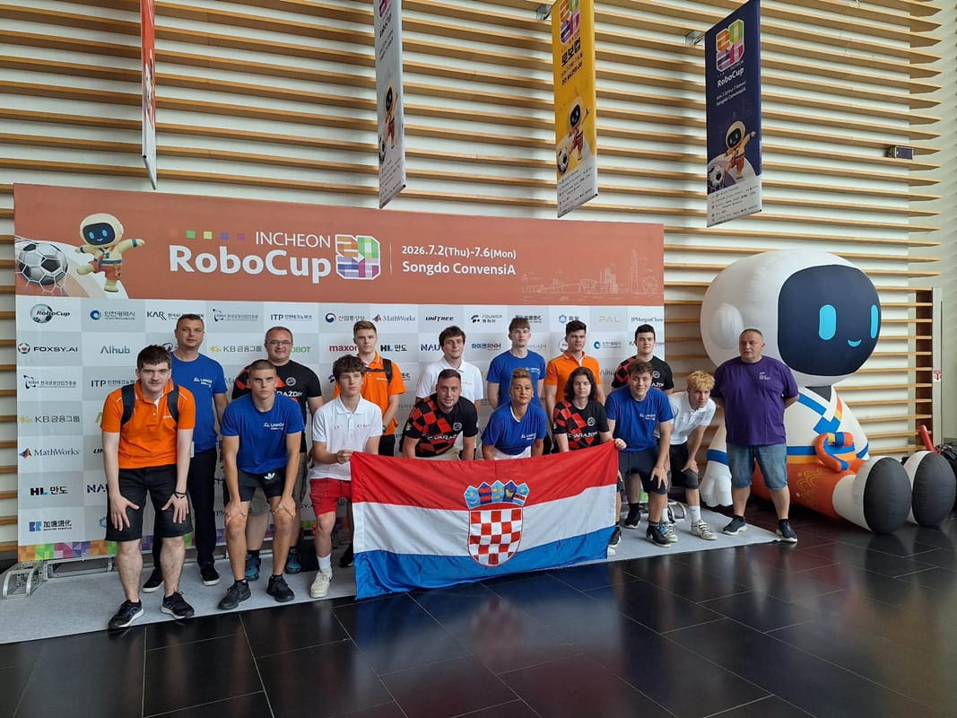 VELIKI USPJEH ROBOTIČARA NA SVJETSKOM PRVENSTVU ROBOCUP, MEĐU NJIMA I DUBROVČANIN ORSAT KRALJ