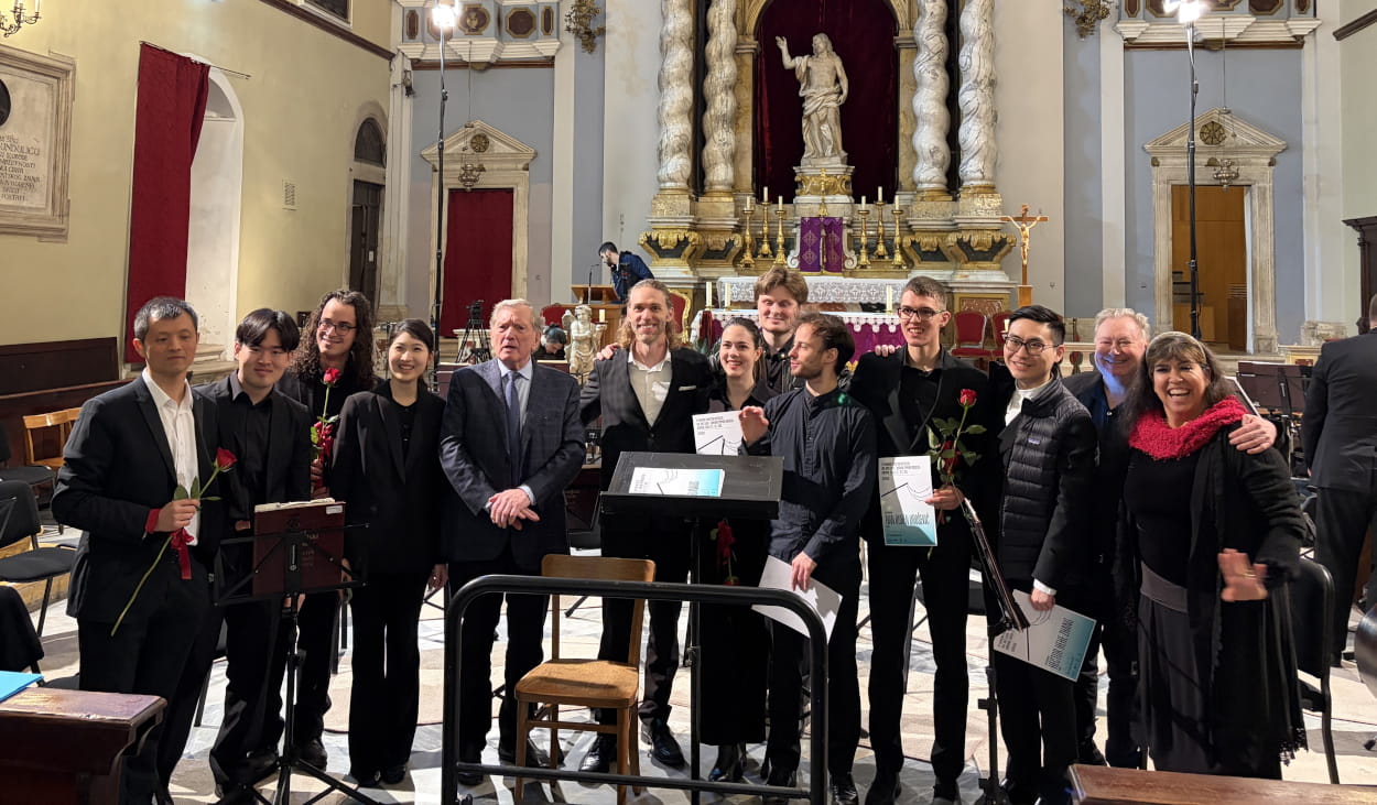 POLAZNICI SEMINARA ORKESTRALNOG DIRIGIRANJA RAVNALI DUBROVAČKIM SIMFONIJSKIM ORKESTROM