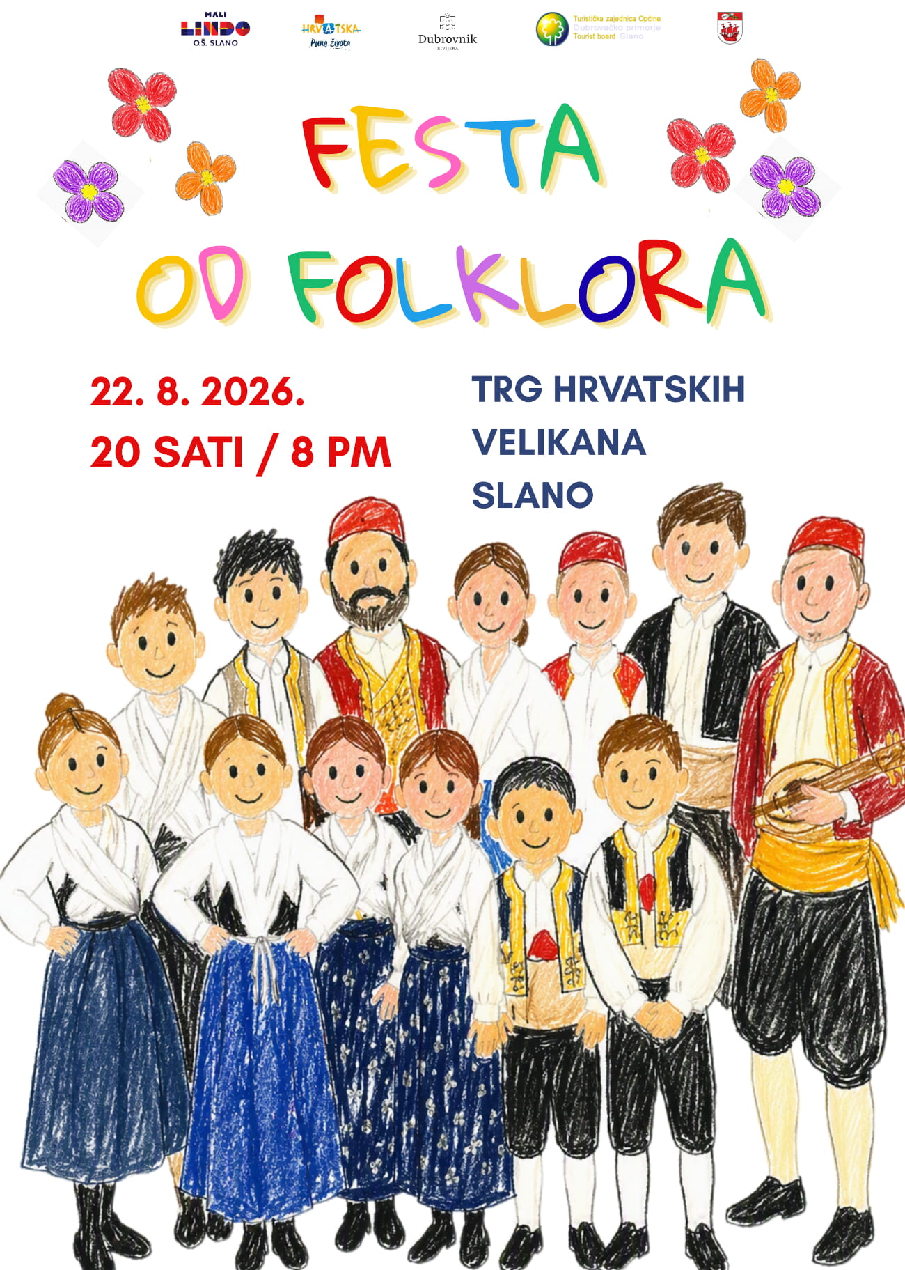 FESTA OD FOLKLORA U SUBOTU U SLANOM