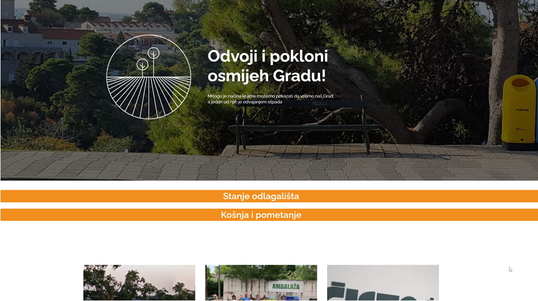 POKRENUTA NOVA PODSTRANICA ZA PRAĆENJE STANJA ODLAGALIŠTA I ODRŽAVANJA JAVNIH POVRŠINA