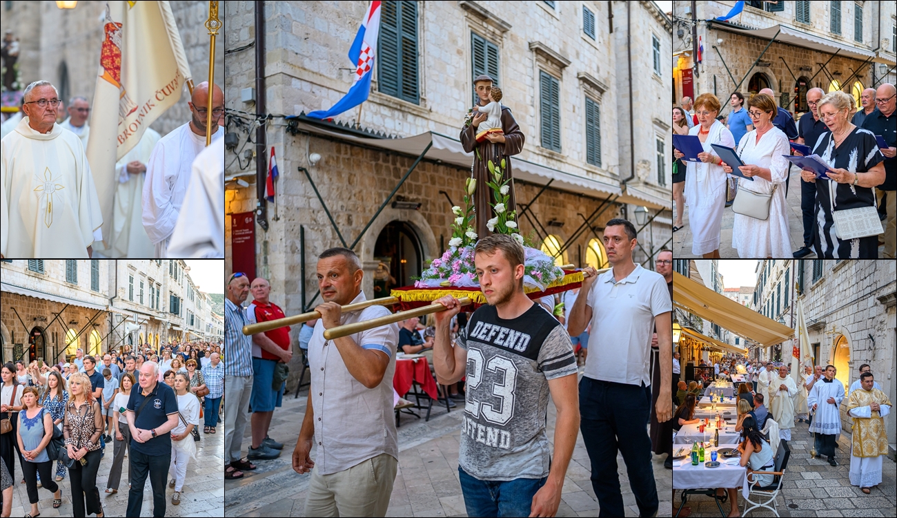 U DUBROVNIKU ODRŽANA PROCESIJA UZ BLAGDAN SV. ANTUNA