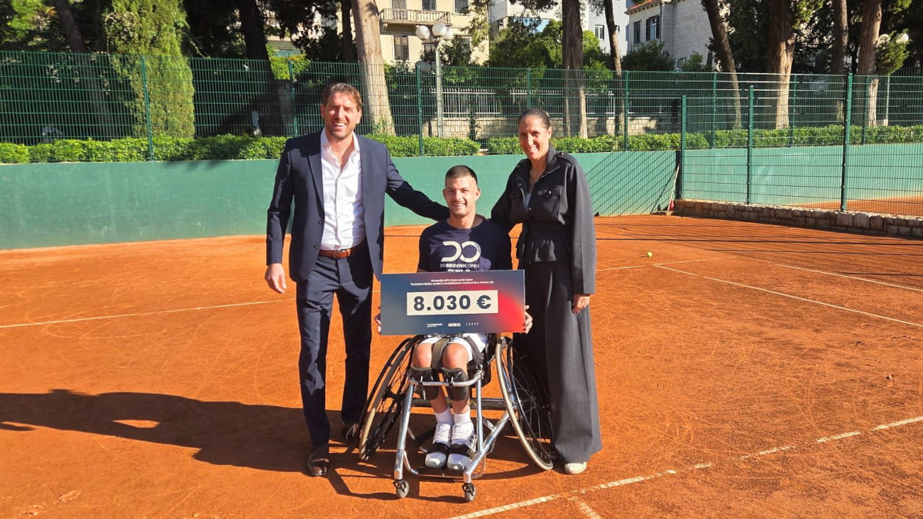 PRIHOD OD WTA TURNIRA UPLAĆEN TENISKOM KLUBU OSOBA S INVALIDITETOM