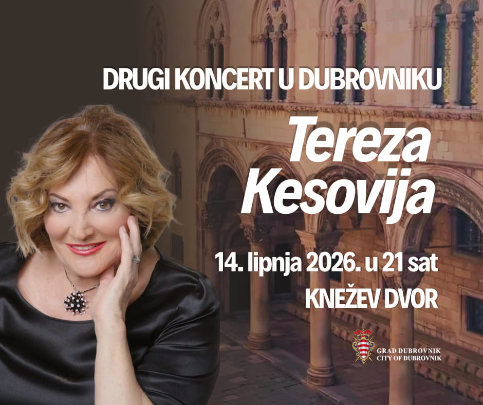 TEREZA KESOVIJA U DVORU ĆE NASTUPITI I 14. LIPNJA, ULAZNICE U PRODAJI OD ČETVRTKA