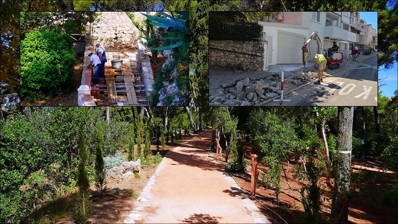 ZAVRŠAVAJU SE RADOVI OBNOVE PARKA GRADAC, POČELI RADOVI U ČOKOLINU, OD UTORKA I NA CESTI PREMA GRABOVICI