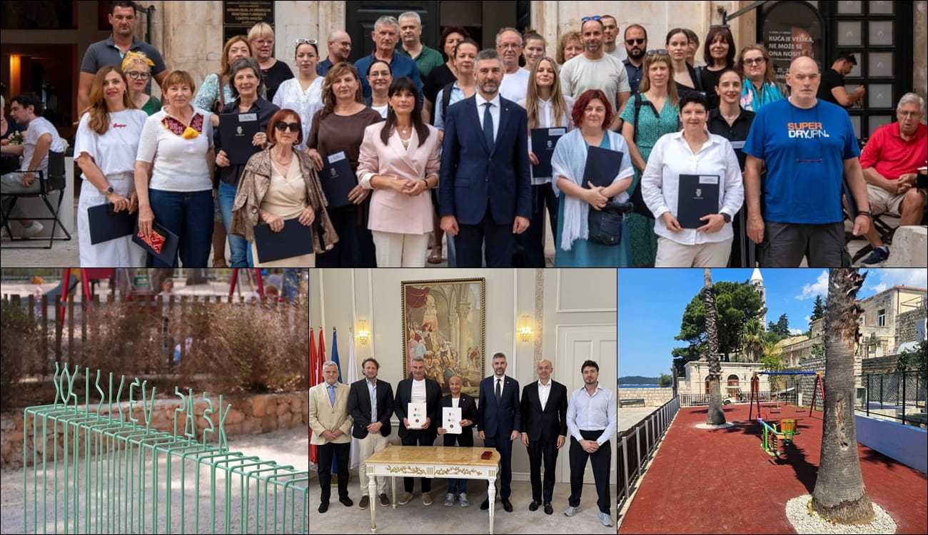 U CIJELOSTI ĆE BITI OBNOVLJEN BOGIŠIĆEV PARK; POTPORA TRADICIJSKIM OBRTIMA; U DUBROVNIKU ĆE SE ODIGRATI SVJETSKO PRVENSTVO U NOVOM SPORTU