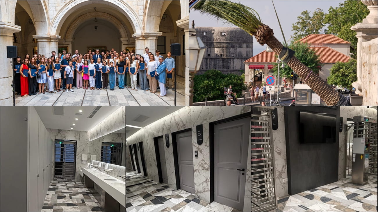OTVOREN NOVI JAVNI WC, SADE SE PALME UZ POSAT; DODIJELJENE NAGRADE UČENICIMA I STUDENTIMA