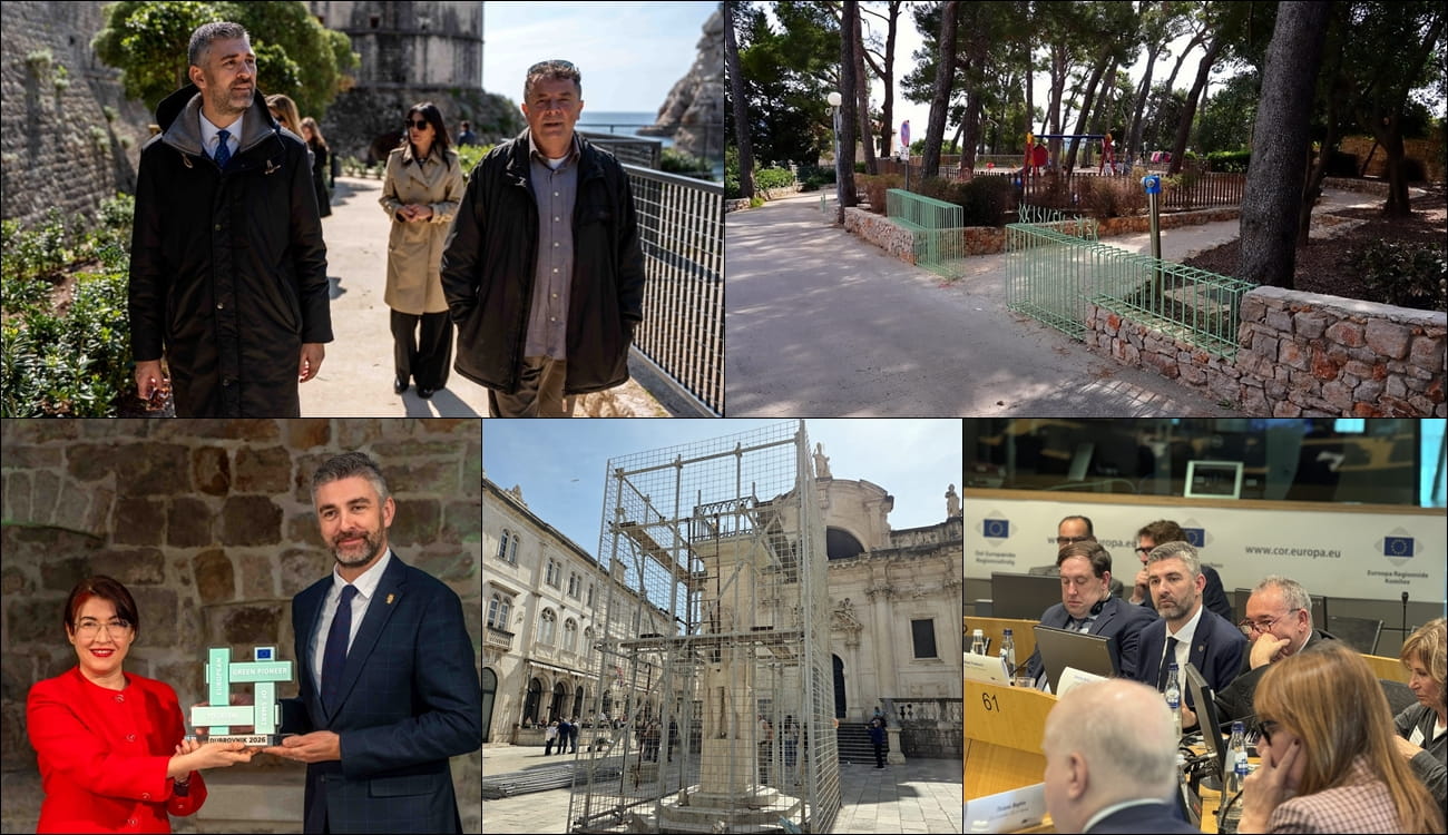 OTVOREN OBNOVLJENI PARK U PILAMA, A UREĐEN I DIO BOGIŠIĆEVA PARKA; ORLANDOV STUP U ZAVRŠNOJ FAZI RESTAURACIJE