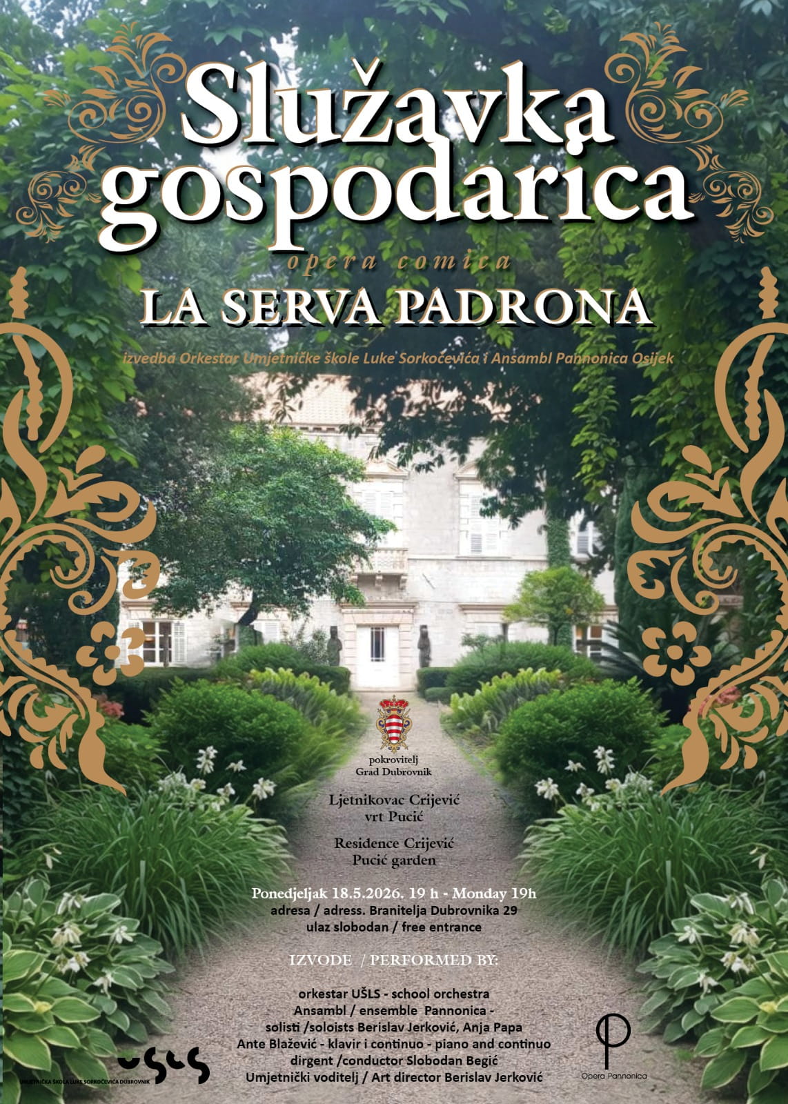 KOMIČNA OPERA „SLUŽAVKA GOSPODARICA” U LJETNIKOVCU CRIJEVIĆ - PUCIĆ