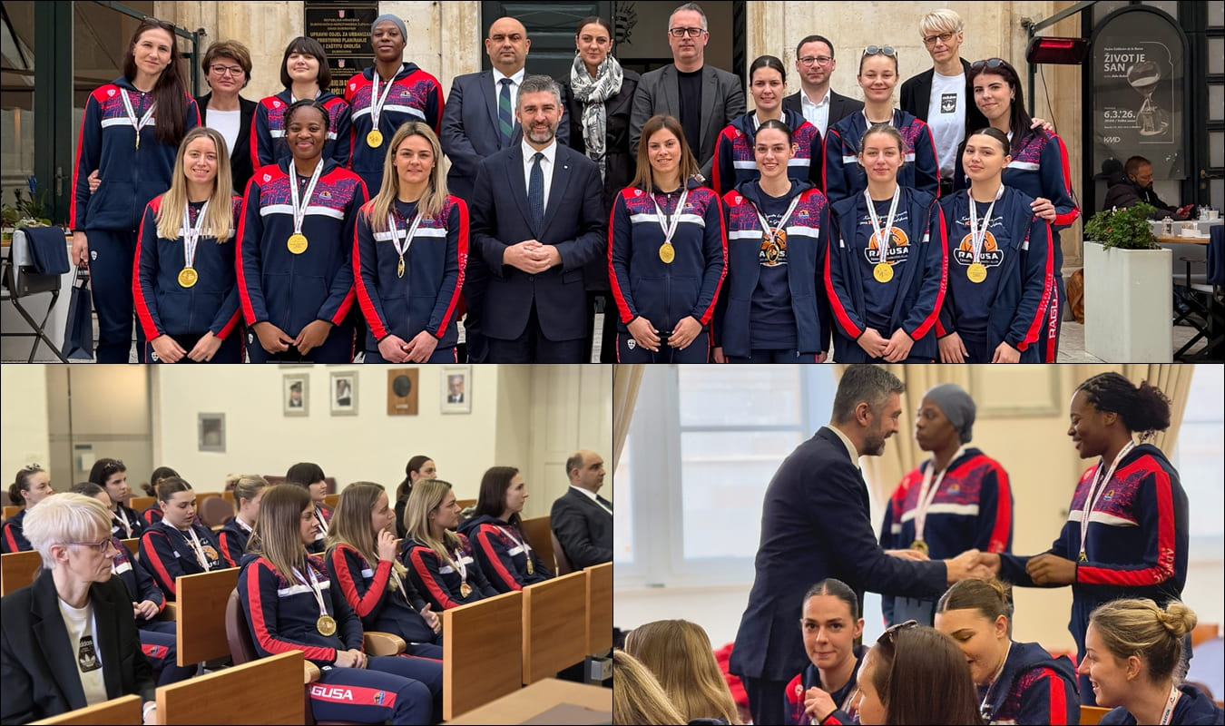 GRADONAČELNIK FRANKOVIĆ PRIMIO IGRAČICE I VODSTVO ŽKK RAGUSA