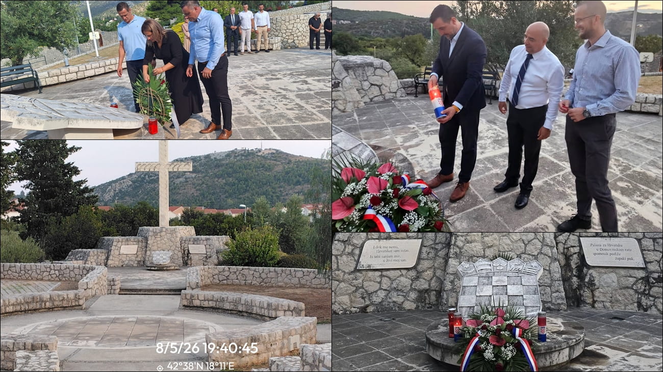 SKANDAL U MANDALJENI, HDZ POLOŽIO VIJENAC BRANITELJIMA, NETKO GA SKLONIO