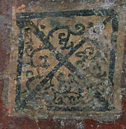 Trapezoid na freski u sakristiji 2812