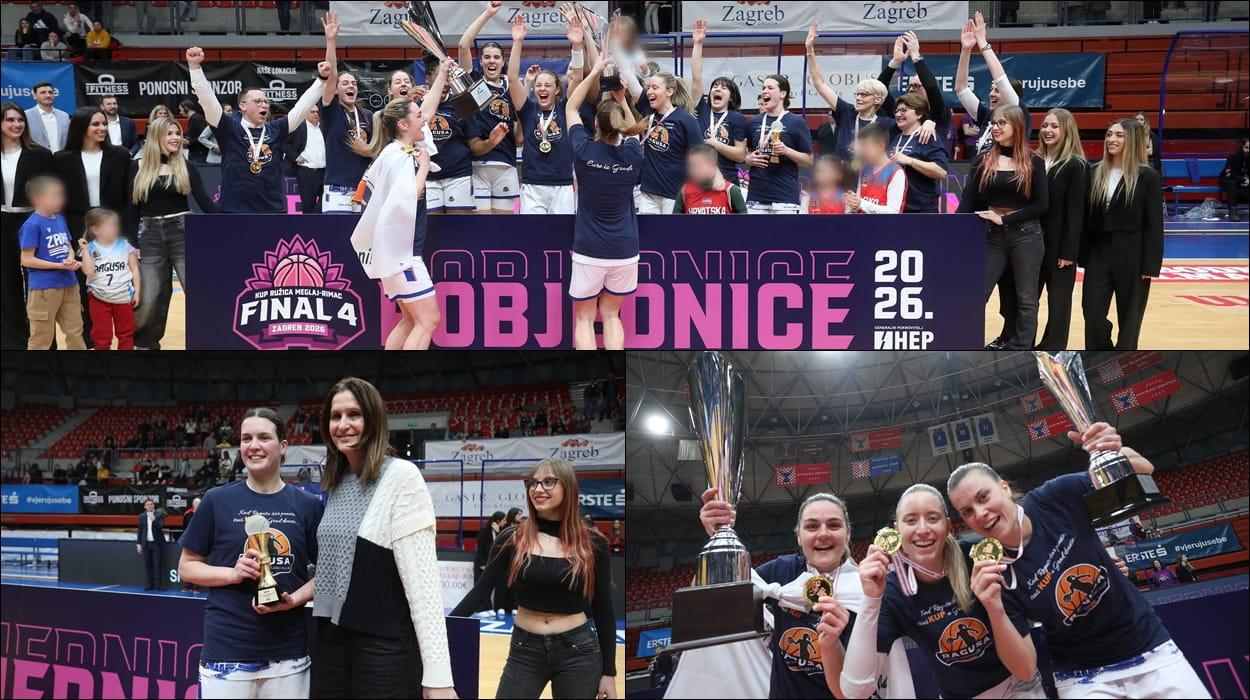 KOŠARKAŠICE RAGUSE OSVOJILE KUP HRVATSKE