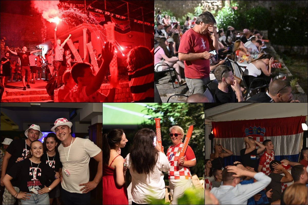 Foto / HRVATSKA - ITALIJA 1:1; EVO KAKO SE NAVIJALO U DUBROVNIKU