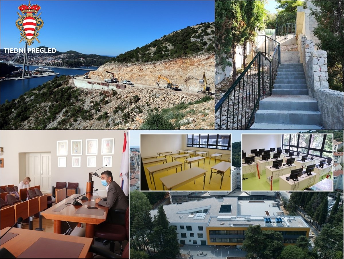 Napreduje cesta do Pobrežja; novi parking za OŠ Montovjerna; Grad osigurao maske školarcima