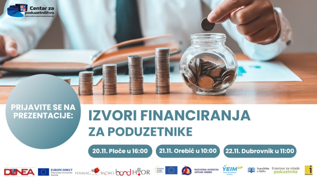 PREDAVANJA O IZVORIMA FINANCIRANJA ZA PODUZETNIKE