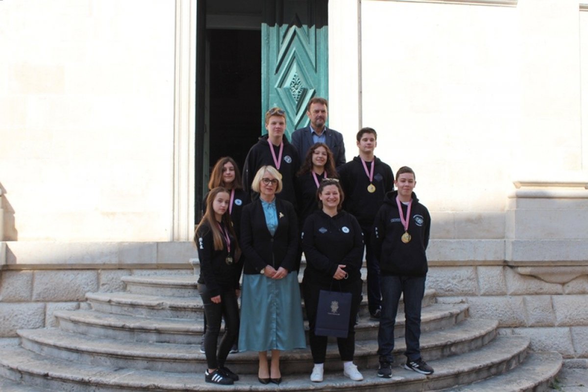 Zamjenica gradonačelnika Dubrovnika Tepšić primila osvajače medalja, dubrovačke taekwondaše
