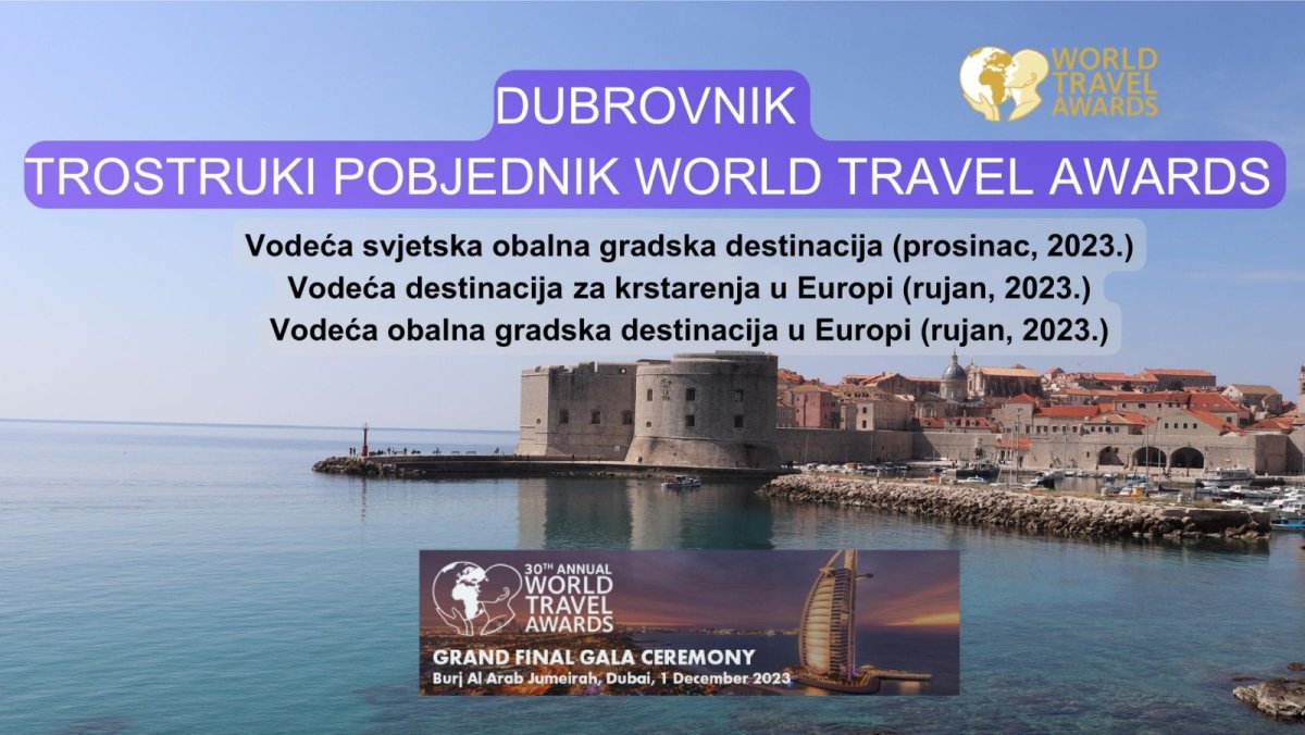 JOŠ JEDNO WORLD TRAVEL AWARDS PRIZNANJE DUBROVNIKU