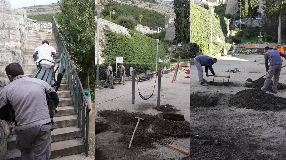 POČELI SU RADOVI U PARKU PILE