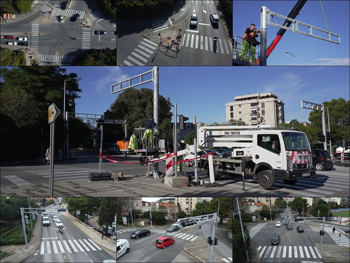 Postavljeni novi semafori, idućih desetak dana prilagodba sustava stanju u prometu