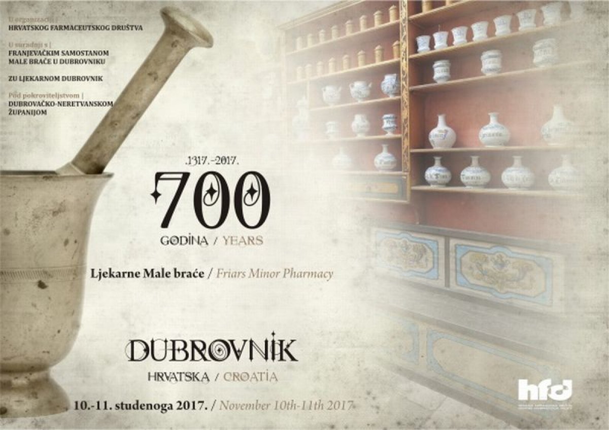 Simpozij "700 godina ljekarništva u Dubrovniku"