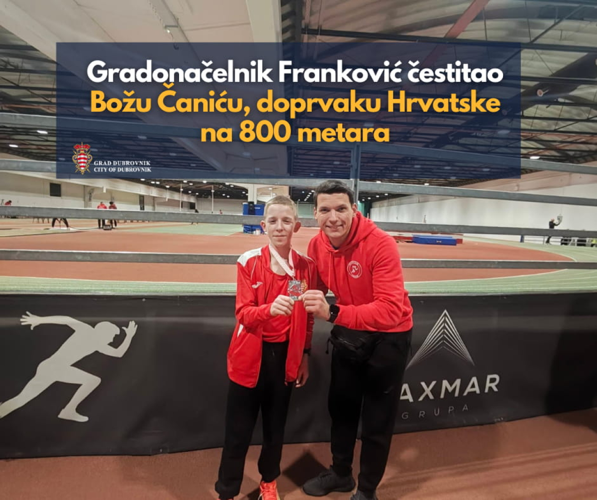 GRADONAČELNIK FRANKOVIĆ ČESTITAO BOŽU ČANIĆU