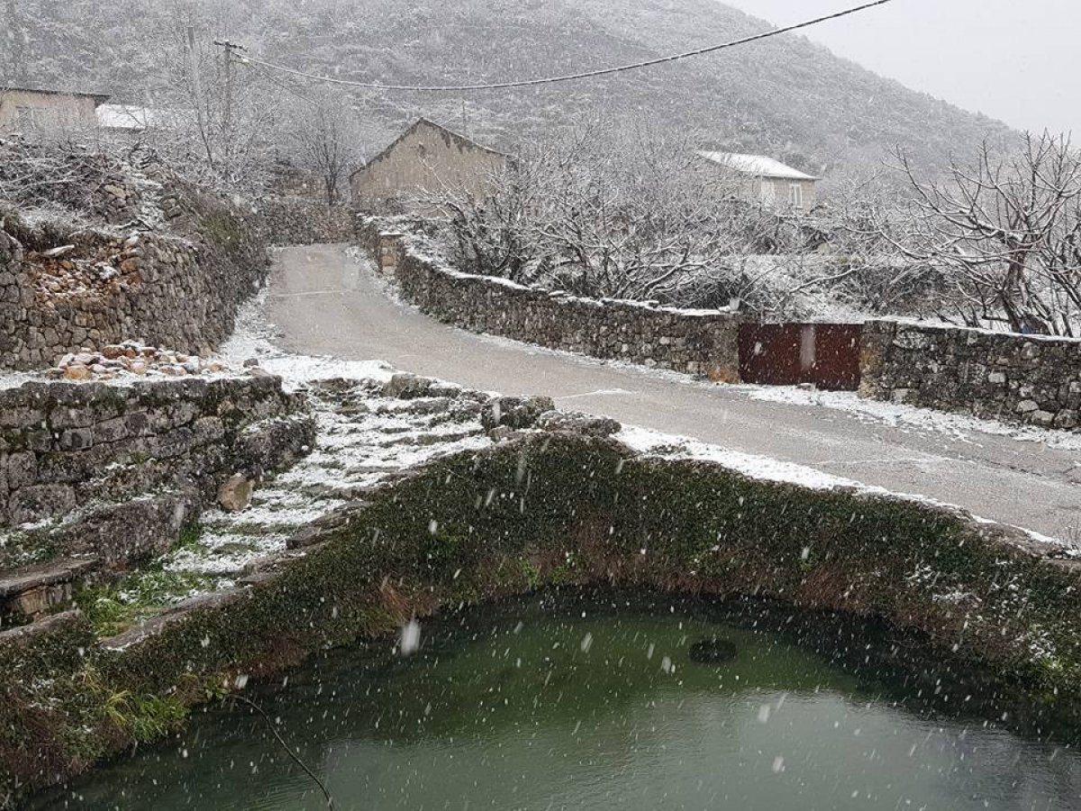 Zimski uvjeti na cestama na Pelješcu, Korčuli i u dijelu Konavala