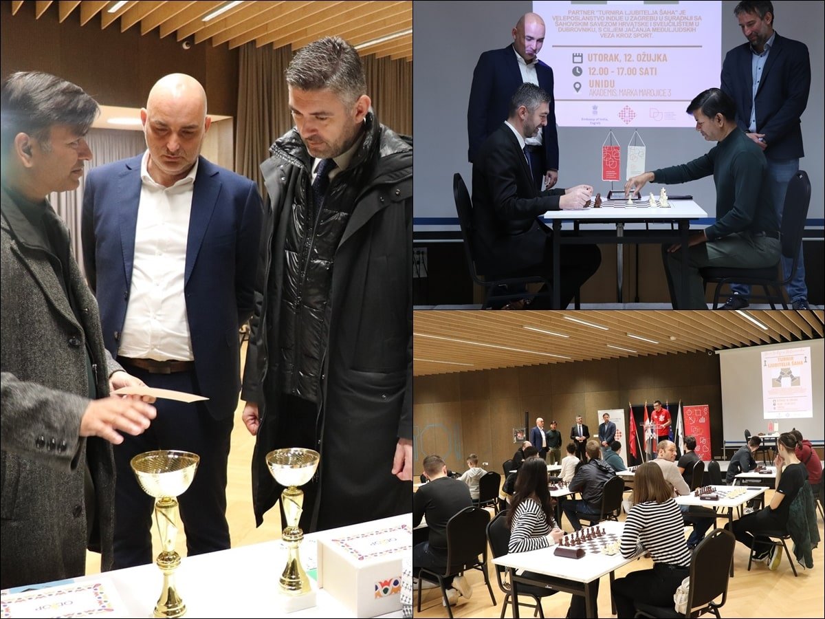 Foto / DANI INDIJE U DUBROVNIKU, GRADONAČELNIK I VELEPOSLANIK ZAIGRALI ŠAH